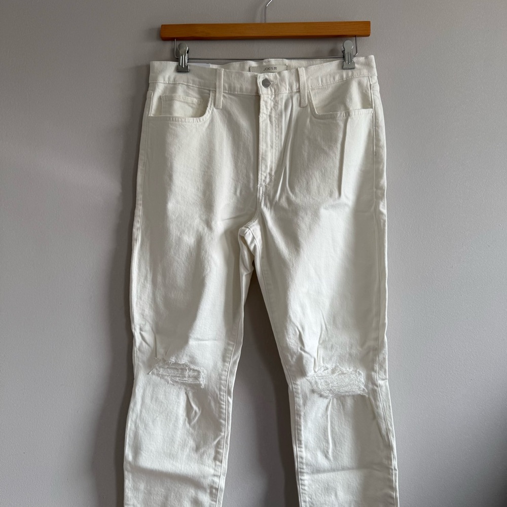 Joe's Jeans High Rise Ankle Vintage Stretch White Jeans Women Size 33 - Picture 6 of 16
